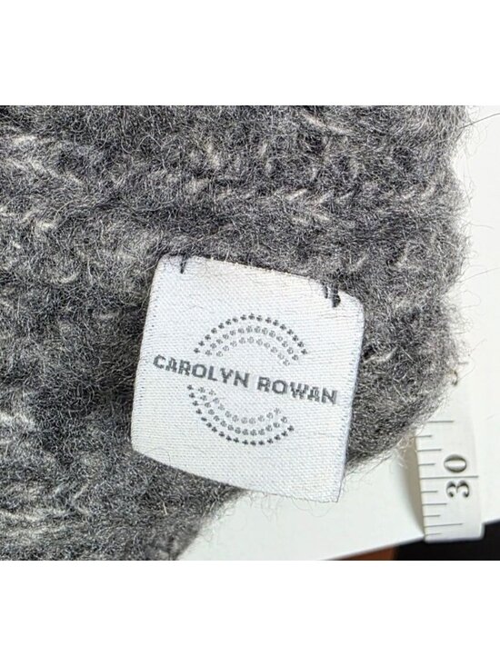 Carolyn Rowan 100% Cashmere Gray Winter Cap Soft Luxury Knit Hat One Size Warm main image 9